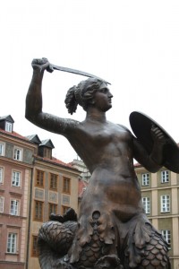 Mermaid, an icon of Warsaw.