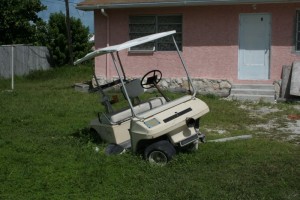 Our neighbours golfcart.